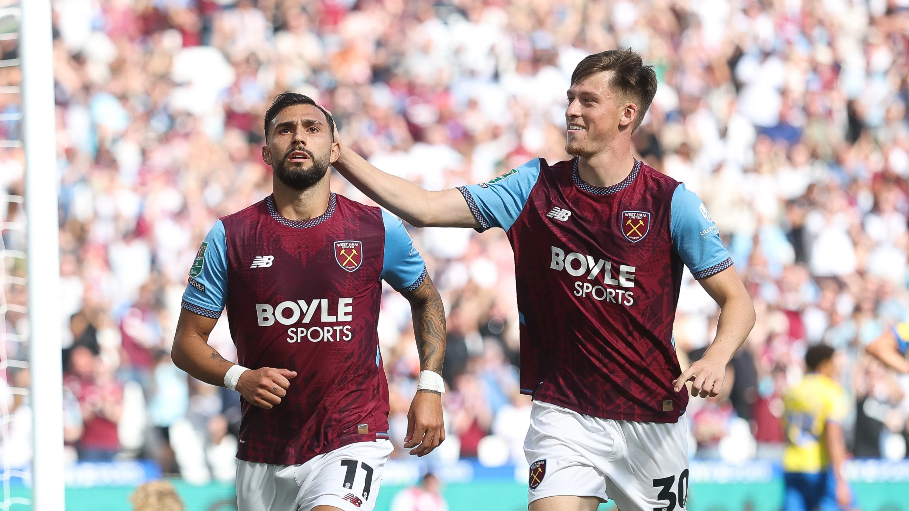 West Ham Blitz Sinks Portsmouth
